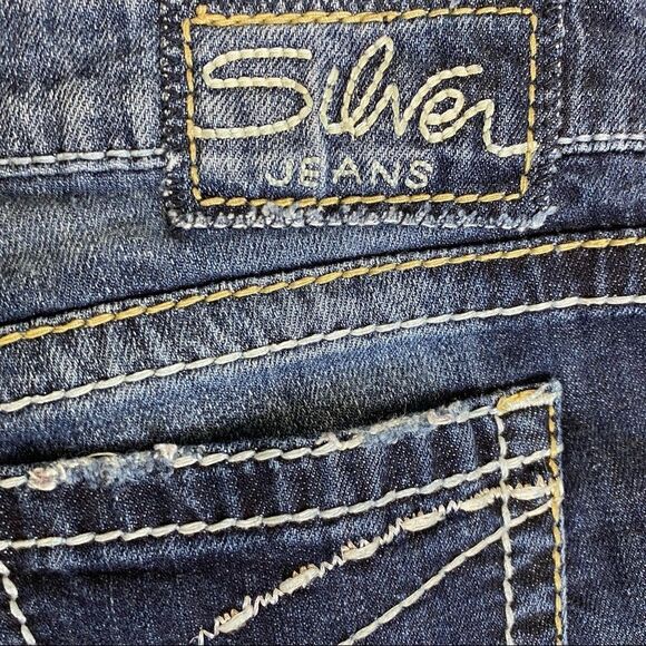 Silver Santorini Jeans Sz 25 - Picture 10 of 14